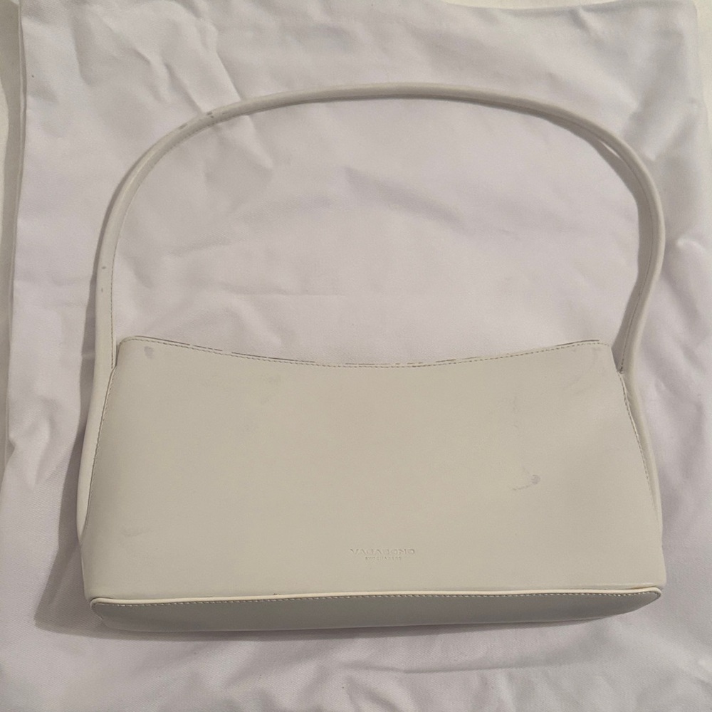 White Leather Shoulder Bag